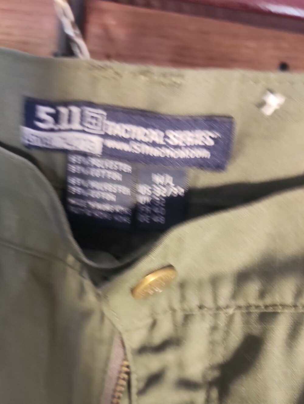 5.11 Tactical Olive Cargo Pants - Picture 5 of 8